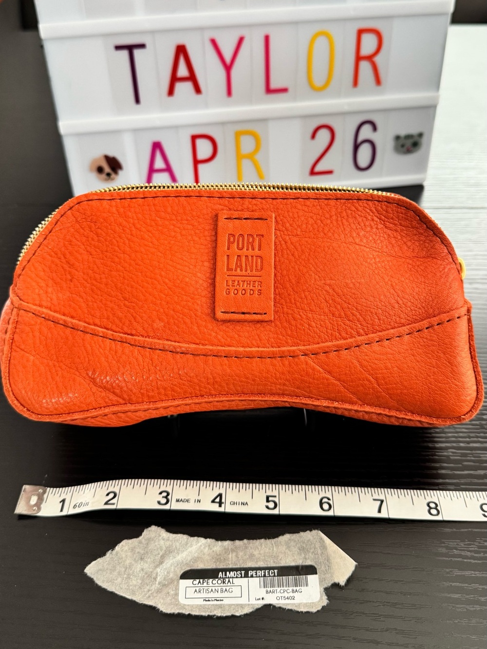Portland Leather Goods Artisan Pouch Cape Corral